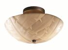 Pna-9690-35-banl-dbrz Justice Design Group Lighting Porcelina Dark Bronze Finish With