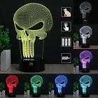 Punisherskull001 Night Lights Skull 3d 190907276209