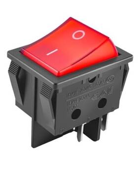 Rockerbzfskg05switch Puxwqt Rocker Switch With Red Lamp Fit For Le-ci 4pin 2stage 16a 250vac T105/55 1pcs