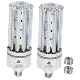 100w Qbp Lighting 770264460918 2 Pack Led Corn Light Bulb 5000k Daylight 15000 Lumens Super Bright