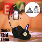 Qij2446242 Mini Cute Black Cat Night Light Table Lamp Home Bedroom