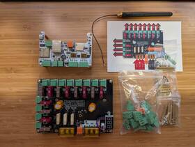 Brainboard-32-8l Quinled Dig-octa And Power-5 Board - Controller For Wled