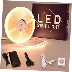 Qx 750405824090 Motion Sensor Cob Led Light Strip 3000k 3 Lighting Modes 32.8ft 10m Warm White