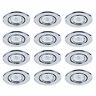 R4-498 R4-489ch-12pk Elegant Lighting Elitco Recessed Gimbal Ring Trim With 842814122529