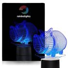 Rb052015 Rainbow Lights Unique Night Light Percy Pig Color 712038018239