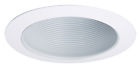 Re-6100wb Cooper Lighting Metal Tapered Baffle Trim White 080083754786 Re-6100wb Cooper Lighting Metal Tapered Baffle Trim White 080083754786