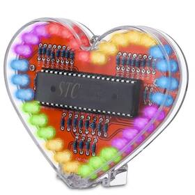 Regular Type 713553562968 Heart Shaped Rgb Led Flashing Light Module Diy Electronic Kit Water Lamp3924