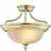 Rf-sf-008-pb Soundbest 2lt Brt Brass Ceiling Fixture 045734934290