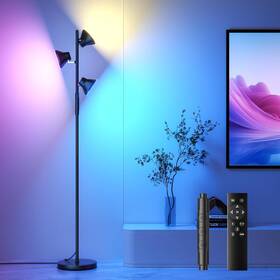 Hu-xi-28 Rgbcw Led Floor Lamp 36w Modern With Remote And Touch Control 4 Color