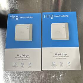 Ring 5c0224 Bridge Smart Lighting Hub White Usb Powered Wi-fi Alexa App/voice