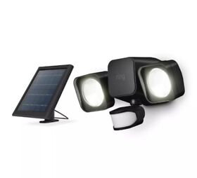 5at1s5-ben0 Ring Smart Lighting Solar Powered Floodlight Black Diy Home Security Lights