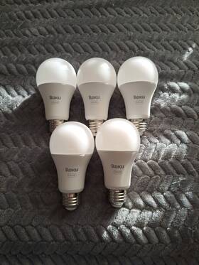 Roku 829610006376 Color Smart Bulbs Se- Dimmable Pack Of 5