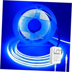 Rq12vcob01 Rq Cob Led Strip Light 5m Cuttable Tape Lights With Power Plug Blue