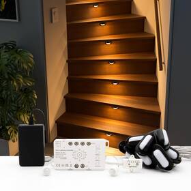 Ssl-0516-b-3k16 Rwofnia Motion-triggered Led Stair Lighting Kit Ssl-0516-b Dimmable Delay Lights Off