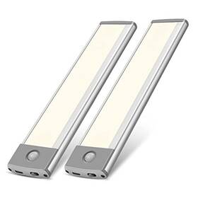 Schrankleuchten-30 Rxwl-under Cabinet Lights 30-led Usb 7.8 In-30led-2pack Silver Warm White Light