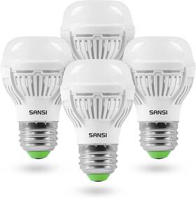 C21bb-te26-9w-4000k-4pack Sansi 60w Equivalent Led Light Bulb 22-year Lifetime 4 Pack 900 Lumens B