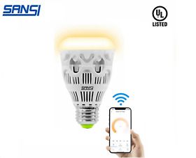 100w Sansi Smart Led Wi-fi Bulb Dimmable Light Bulbs 2700k-6500k Stellar App
