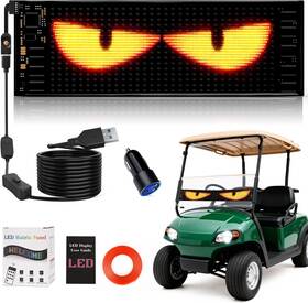 Sw0037 Sanwo Led Light Signs For Car 7 Inch X3 Flexible Usb 5v Bluetooth App Control Full