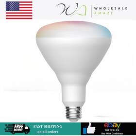 S11284 Satco Starfish Br40 Wifi Smart Led Light Bulb Color-changing Rgb Tunable White