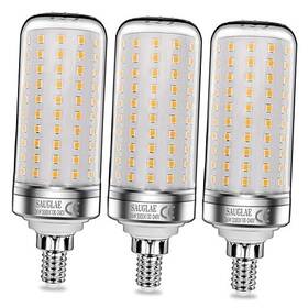 Sauglae S-corn26w-e12-ww-051 26w Led Bulbs 200w Incandescent E12-pack Of 3 Warm White 3000k