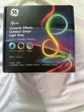 93130819 Savant Technologies Llc Ge Cync Outdoor Smart Led Light Strip 32 Ft Flexible Dimmable Color Changing