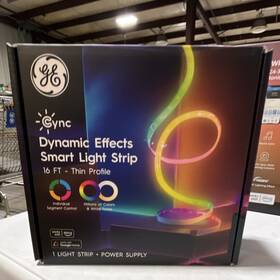 Cst3cd1 Savant Technologies Llc Ge Cync Dynamic Effects 16ft Led Smart Light Strip Wi-fi App/voice 1600lm