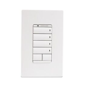 Wpb-swa106-00 Savant Echo Wireless Configurable Keypad Adaptive Dimmer Snow