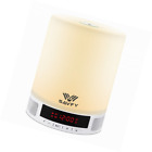 Savfy-btd0159wh Savfy Bedside Lamp Light Night Bluetooth Speaker With Led Touch