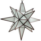 Sb13fg-b Star Of Bethlehem Moravian Frosted Glass Bronze Read