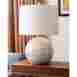 Sc-lmp-9033 Abbyson Living Alana Mother-of-pearl Round Mosaic Base Table Lamp No Tax