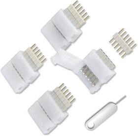Scoo 761989105550 4 Pack For Hue Lightstrip Plus 6-pin To Cut-end Connector