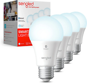 Sengled 4 Pack Smart Light Bulb Bluetooth Mesh That Works With Alexa