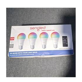 E11-n14 Sengled Simply Smart Led A19 Rgb Dimmable 800lm 60w Eq Alexa/google 4-pack