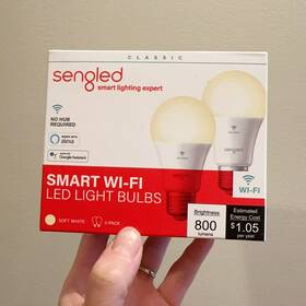 W31-n11 Sengled Smart Light Bulbs Wifi Alexa Compatible 2 Pack 800 Lumen Soft White