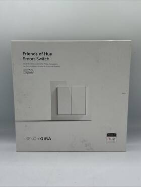 Senic 260476940231 Gira Friends Of Hue Smart Switch - Matte White Set 3 200 Msrp