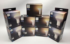 548511 Set Of 9 Philips Hue White Ambiance Br30 Bluetooth Smart Led Bulb 650lm 9x New