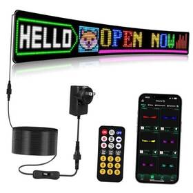 K16-3 Shenzhen Biosled Technology Co.. Ltd Large Programmable Soft Led Sign Flexible Easy Install Pre-made 52 Inch 7.5