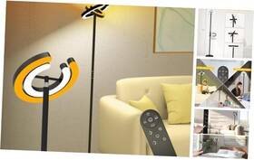 Fdfl02 Shenzhen Founder Industrial Co. Ltd Floor Lamp For Living Room 75.5 Inch Tall Standing Bedroom With 2
