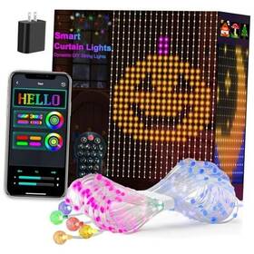 Hcl-002 Shenzhen Haocaiyang Technology Co. Itd. Curtain Lights Smart Led Color Changing Wall With Multicolour-1