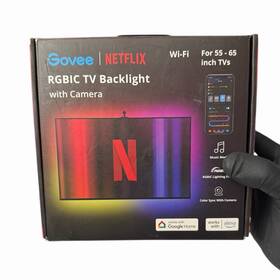 Shenzhen Intellirocks Tech. Co. Ltd. H6190 Govee Rgbic Wi-fi Tv Backlight With Camera App/voice 55-65in