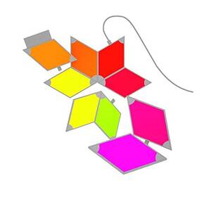 Pl001 Shenzhen Qingtuo Technology Co. Ltd. Smart Rhombus Led Wall Gaming Light Panels Rgb Colorful Rhythm Edition 9