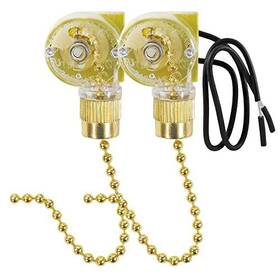 Ze-109 Shenzhen Sanzhandeng Industry Limited Ze109 Ceiling Fan Light Switch Replacement Parts For Brass Colored Chain/2pack