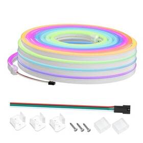 M1t0817rgbic5m24v108lw67 Shenzhenshi Coyu Technology Co. Limited Ws2811 Ic Rgb Chasing Color Side Emitting Led Neon Lights 16.4ft T0817