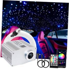Qj-l010 Shine Electronics Bluetooth 10w Twinkle Fiber Optic Light Kit Mixed 460pcs 9.8ft Rgbw Starlight