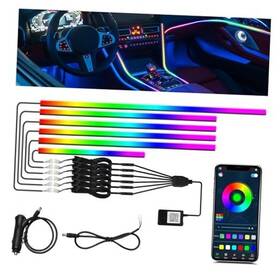 Shine Innovation 738088171694 Interior Car Led Strip Lights Acrylic Dreamcolor 6 In 1 One Control Box
