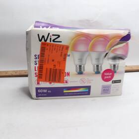 605634 Signify 3-pk A19 Color Led Smart Bulb 60w