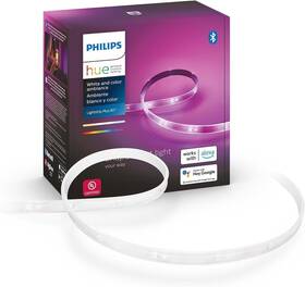 555334  Signify North America Corporation Philips Hue Indoor 6-foot Smart Led Light Strip Plus Base Kit Open Box
