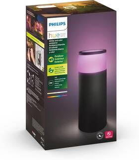 802082 Signify North America Corporation Philips Hue Calla Outdoor Smart Pathway Light - White And Color Ambiance Led Walkw