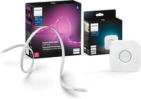 R562471 Signify North America Inc. Philips Hue Indoor 10 Ft Smart Led Solo Lightstrip Base Kit Bundle With Bridge