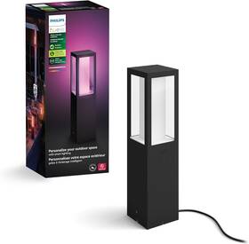 589291 Signify North American Inc. Philips Hue Impress Outdoor Pedestal Light Low-volt 400 X 100 Mm White And Co